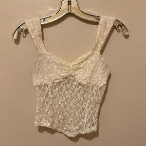 Kimchi Blue Cream Lace Top